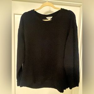 Comfy Black Crew Neck
